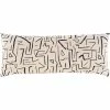 SURYA DEVO BLACK + NATURAL CANVAS LUMBAR PILLOW Pillows + Decor
