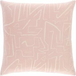 SURYA Pillows + Decor DEVO SCREEN PRINT COTTON CANVAS PILLOW