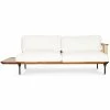 NUEVO Living Room DISTRIKT CREAM LINEN CHAISE SOFA