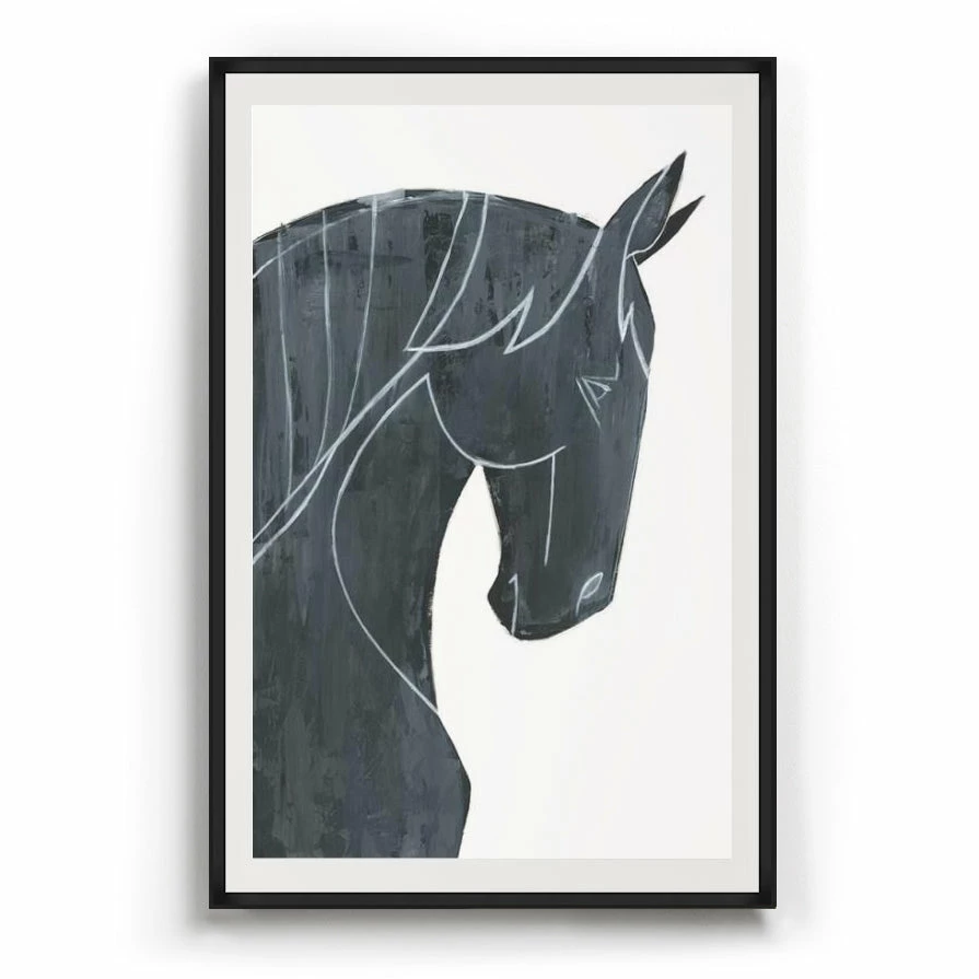 Promo π L ART Wall Art "EQUUS FERUS" GLASS FRAMED ART π 7 L ART Wall Art "EQUUS FERUS" GLASS FRAMED ART