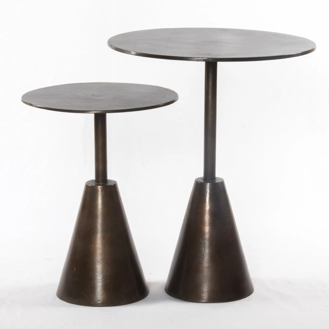 Wholesale ๐ FOUR HANDS FRISCO END TABLES: ANTIQUE RUST | SET OF 2 Furniture ๐ 2 FOUR HANDS FRISCO END TABLES: ANTIQUE RUST | SET OF 2 Furniture