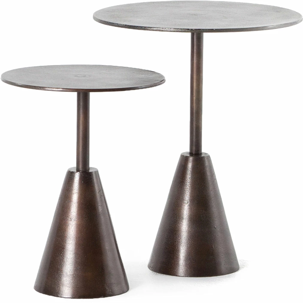 Wholesale ๐ FOUR HANDS FRISCO END TABLES: ANTIQUE RUST | SET OF 2 Furniture ๐ 1 FOUR HANDS FRISCO END TABLES: ANTIQUE RUST | SET OF 2 Furniture