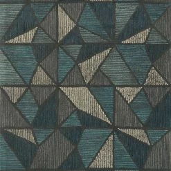 LOLOI GEMOLOGY 01 WOOL RUG: TEAL, GREY