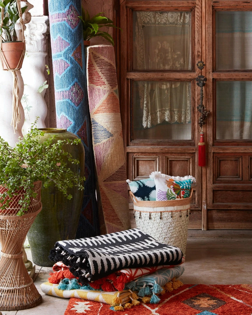 Flash Sale 🎁 LOLOI GEMOLOGY 02 WOOL RUG: BLUE, PLUM 🥰 4 LOLOI GEMOLOGY 02 WOOL RUG: BLUE, PLUM