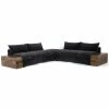 FOUR HANDS Furniture GRANT 2-PIECE SECTIONAL W/ CORNER END TABLE