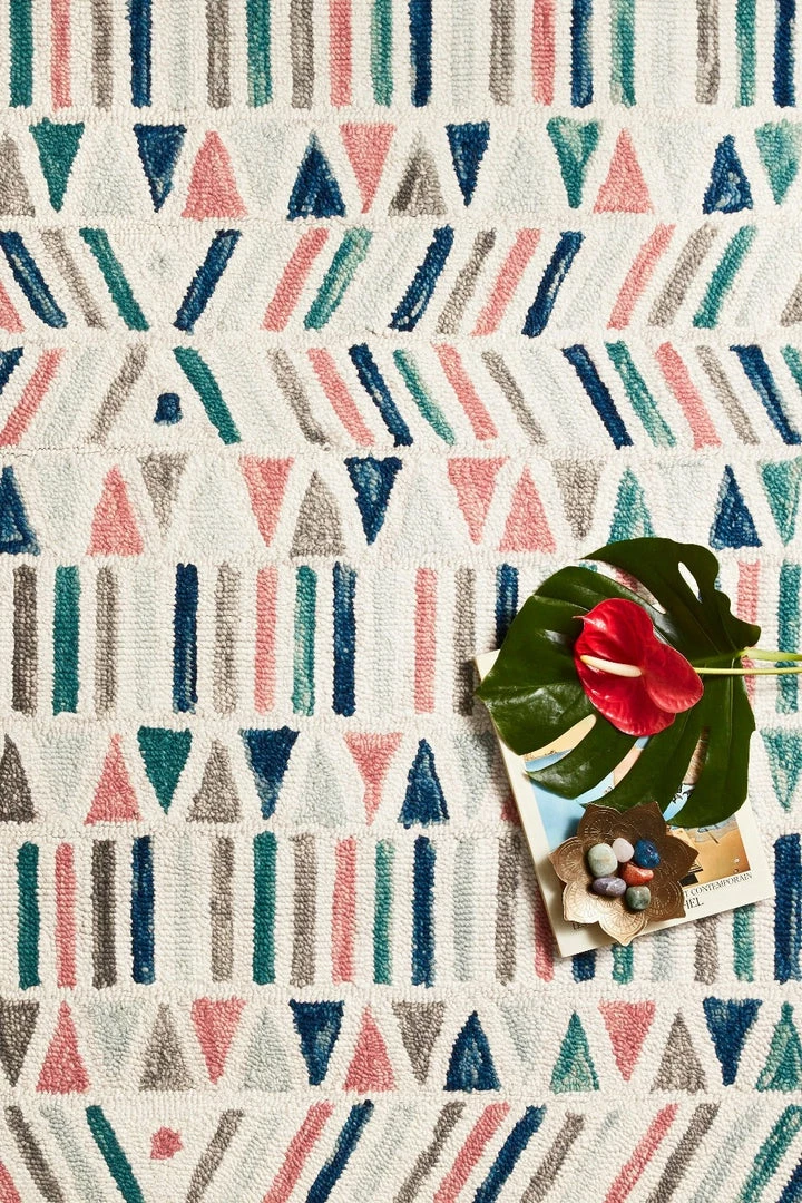 Brand new ๐ฅ LOLOI HALLU 06 HOOKED WOOL RUG: IVORY, MULTI ๐ 2 LOLOI HALLU 06 HOOKED WOOL RUG: IVORY, MULTI