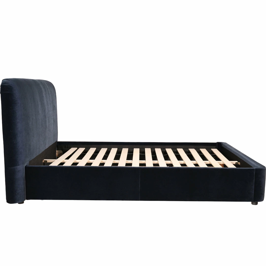 Flash Sale β MOES HAVANA NAVY VELVET UPHOLSTERED PLATFORM BED Furniture π 4 MOES HAVANA NAVY VELVET UPHOLSTERED PLATFORM BED Furniture