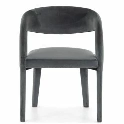 FOUR HANDS Furniture HAWKINS CHARCOAL VELVET DINING CHAIR
