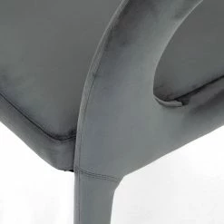 FOUR HANDS Furniture HAWKINS CHARCOAL VELVET DINING CHAIR