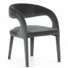 FOUR HANDS Furniture HAWKINS CHARCOAL VELVET DINING CHAIR