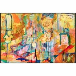 L ART "HELLO EVERYONE" CANVAS ART