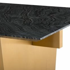 Cheapest ๐ฅฐ NUEVO Kitchen + Dining AIDEN BLACK MARBLE + STEEL DINING TABLE | 6.5' ๐ 17 NUEVO Kitchen + Dining AIDEN BLACK MARBLE + STEEL DINING TABLE | 6.5'