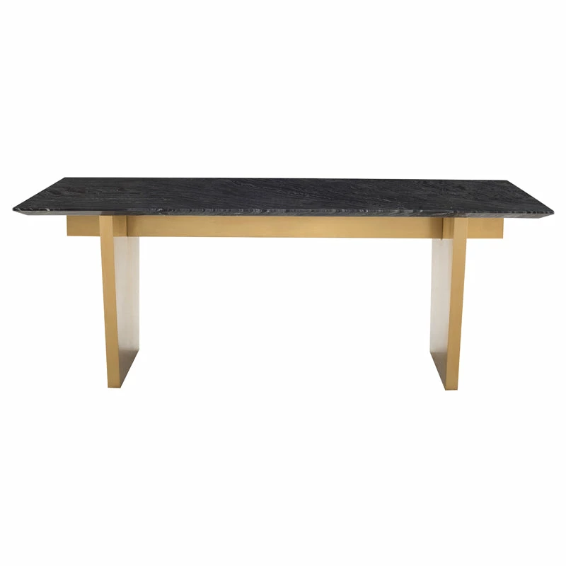 Cheapest ๐ฅฐ NUEVO Kitchen + Dining AIDEN BLACK MARBLE + STEEL DINING TABLE | 6.5' ๐ 5 NUEVO Kitchen + Dining AIDEN BLACK MARBLE + STEEL DINING TABLE | 6.5'