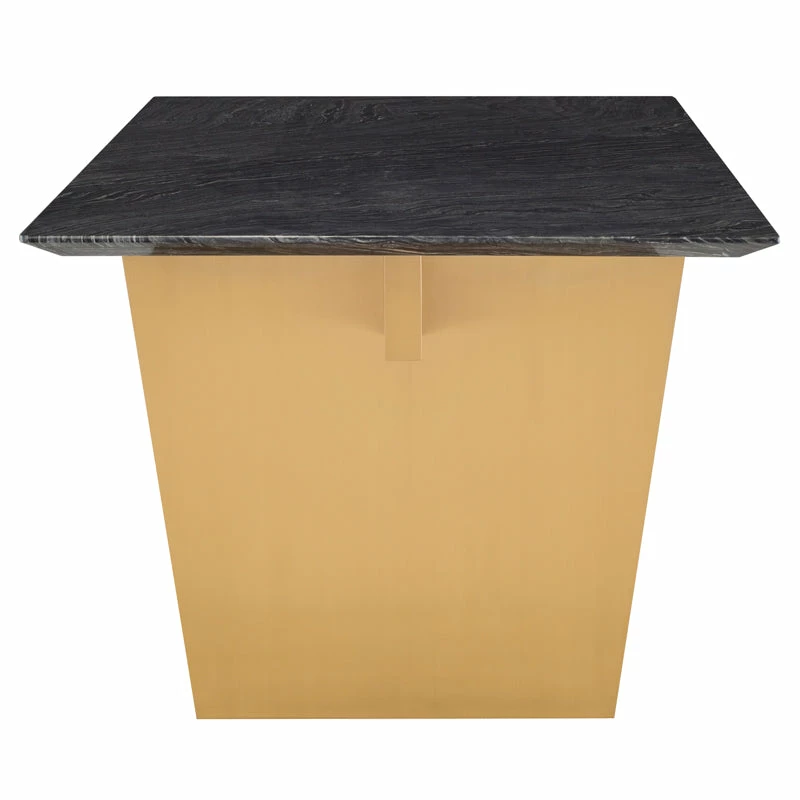 Cheapest ๐ฅฐ NUEVO Kitchen + Dining AIDEN BLACK MARBLE + STEEL DINING TABLE | 6.5' ๐ 7 NUEVO Kitchen + Dining AIDEN BLACK MARBLE + STEEL DINING TABLE | 6.5'