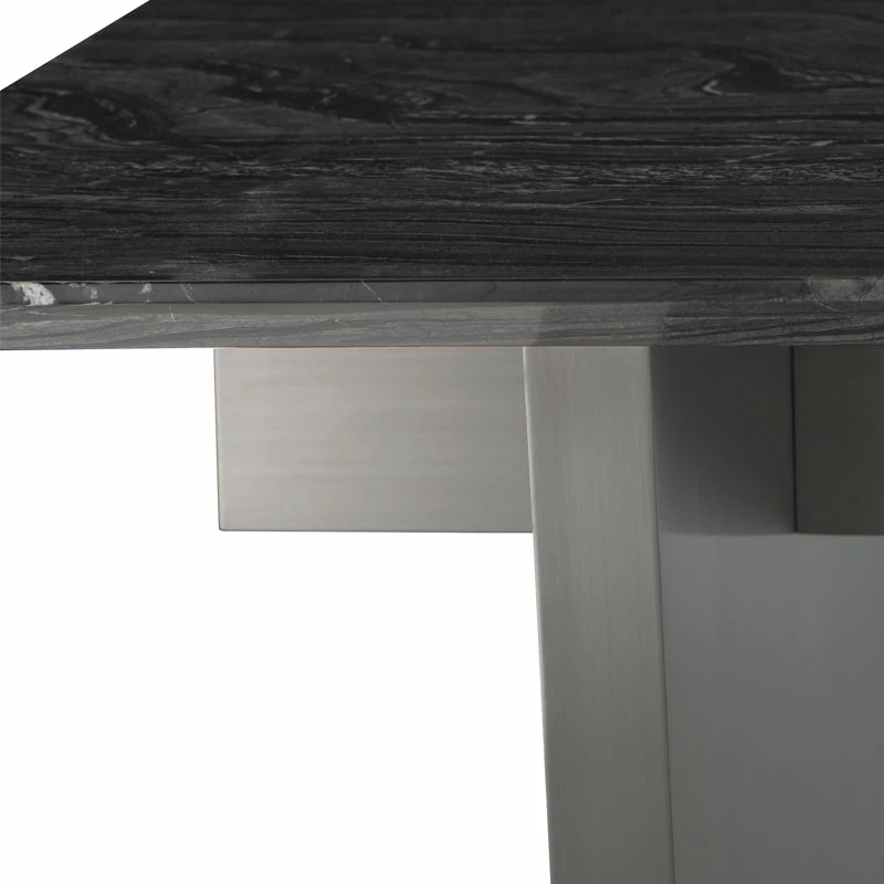 Cheapest ๐ฅฐ NUEVO Kitchen + Dining AIDEN BLACK MARBLE + STEEL DINING TABLE | 6.5' ๐ 11 NUEVO Kitchen + Dining AIDEN BLACK MARBLE + STEEL DINING TABLE | 6.5'