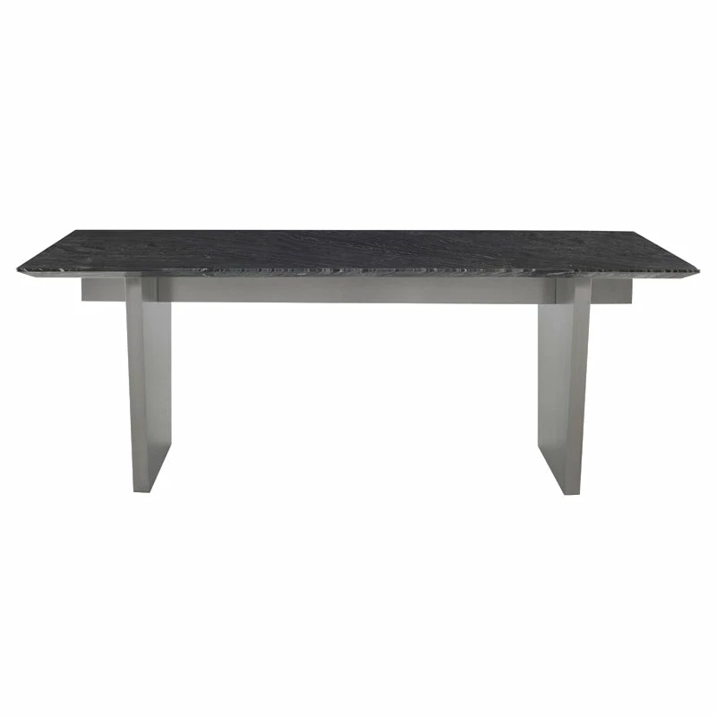 Cheapest ๐ฅฐ NUEVO Kitchen + Dining AIDEN BLACK MARBLE + STEEL DINING TABLE | 6.5' ๐ 9 NUEVO Kitchen + Dining AIDEN BLACK MARBLE + STEEL DINING TABLE | 6.5'