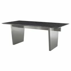 Cheapest ๐ฅฐ NUEVO Kitchen + Dining AIDEN BLACK MARBLE + STEEL DINING TABLE | 6.5' ๐ 21 NUEVO Kitchen + Dining AIDEN BLACK MARBLE + STEEL DINING TABLE | 6.5'