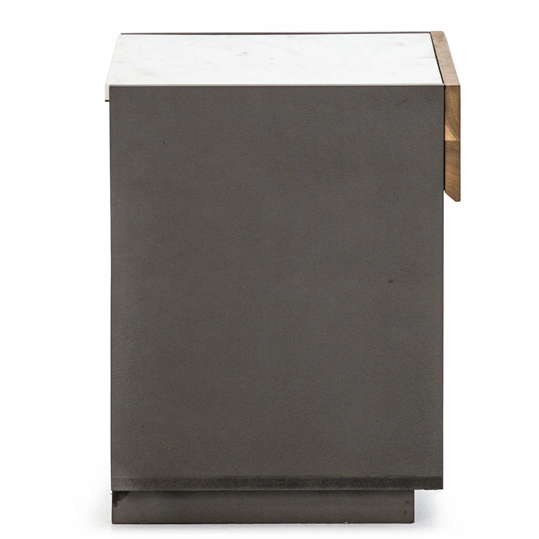 Brand new 🔔 FOUR HANDS HOLLAND SMOKED OAK + MARBLE TOP NIGHTSTAND Furniture ❤️ 4 FOUR HANDS HOLLAND SMOKED OAK + MARBLE TOP NIGHTSTAND Furniture