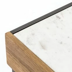 Brand new 🔔 FOUR HANDS HOLLAND SMOKED OAK + MARBLE TOP NIGHTSTAND Furniture ❤️ 16 FOUR HANDS HOLLAND SMOKED OAK + MARBLE TOP NIGHTSTAND Furniture