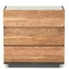 FOUR HANDS Furniture HOLLAND SMOKED OAK + MARBLE TOP NIGHT CHEST