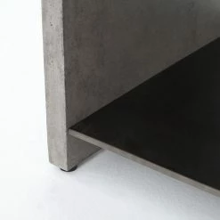 FOUR HANDS Furniture HUGO CONCRETE COFFEE TABLE: DARK GREY