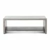 FOUR HANDS Furniture HUGO CONCRETE COFFEE TABLE: DARK GREY