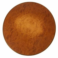 Outlet ๐ฅฐ URBIA Furniture LARA BRASS & OAK BURL END TABLE ๐ 6 URBIA Furniture LARA BRASS & OAK BURL END TABLE