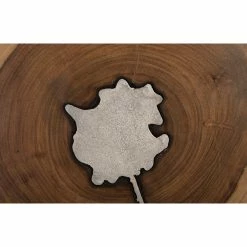 PHILLIPS COLLECTION MOLTEN WALL TILE POURED ALUMINUM IN WOOD