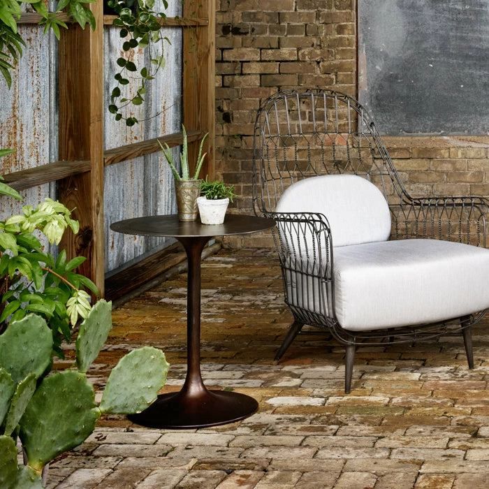 Buy ๐ FOUR HANDS TULIP SIDE TABLE: ANTIQUE RUST โญ 3 FOUR HANDS TULIP SIDE TABLE: ANTIQUE RUST