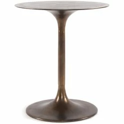 FOUR HANDS TULIP SIDE TABLE: ANTIQUE RUST