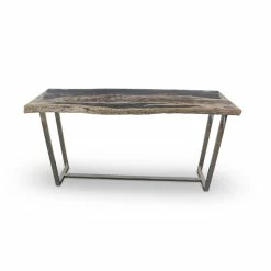 Coupon ๐ฏ URBIA Furniture RAW EDGE PETRIFIED WOOD CONSOLE TABLE: DARK ๐งจ 6 URBIA Furniture RAW EDGE PETRIFIED WOOD CONSOLE TABLE: DARK