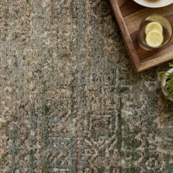 LOLOI JAVARI 05 RUG: IVORY / SEA