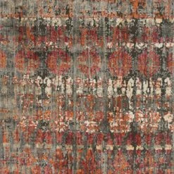 LOLOI JAVARI 07 RUG: STEEL / SUNRISE