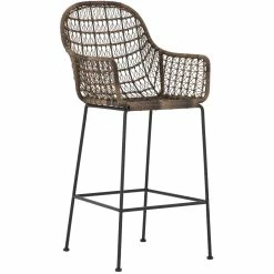 FOUR HANDS BANDERA INDOOR-OUTDOOR WICKER BAR STOOL Furniture