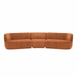 MOES ECLIPSE MODULAR SECTIONAL: FIRE RUST Furniture
