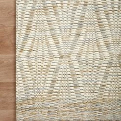 LOLOI KENZIE HAND-WOVEN WOOL+POLY BLEND FLAT RUG