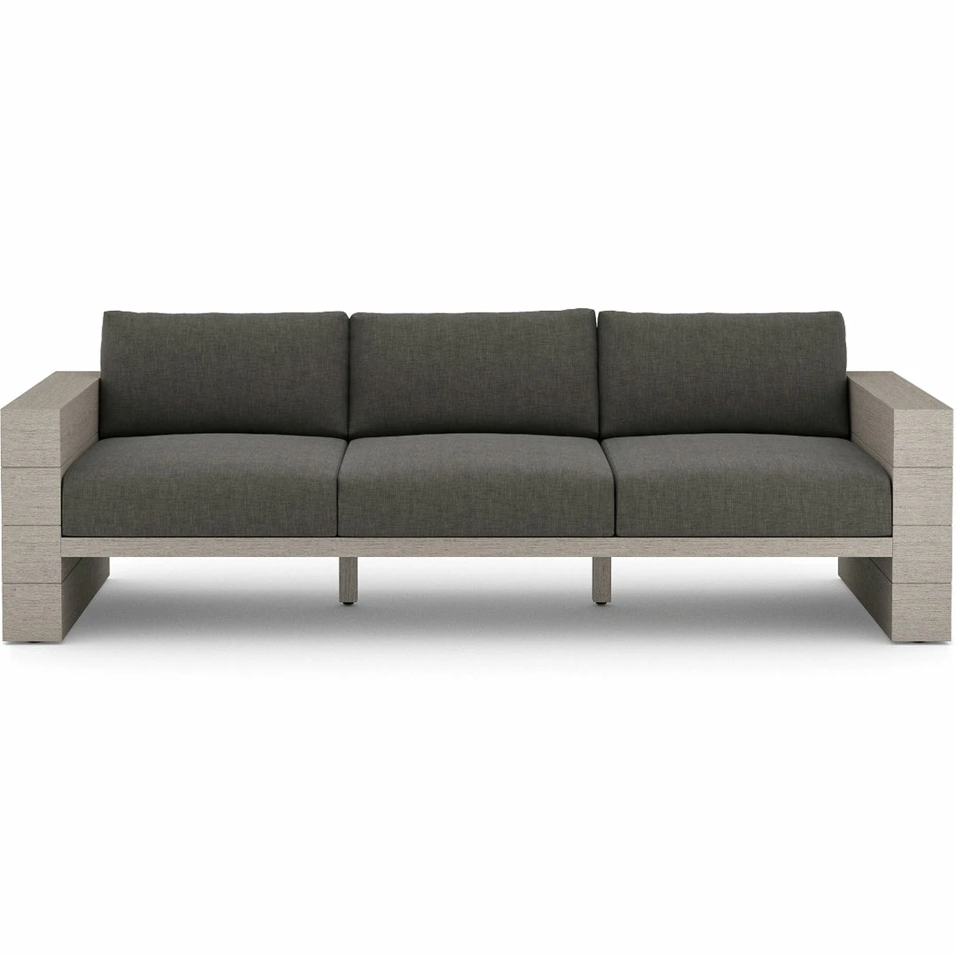 Deals π― FOUR HANDS LEROY OUTDOOR SOFA: WEATHERED GREY TEAK π€© 1 FOUR HANDS LEROY OUTDOOR SOFA: WEATHERED GREY TEAK