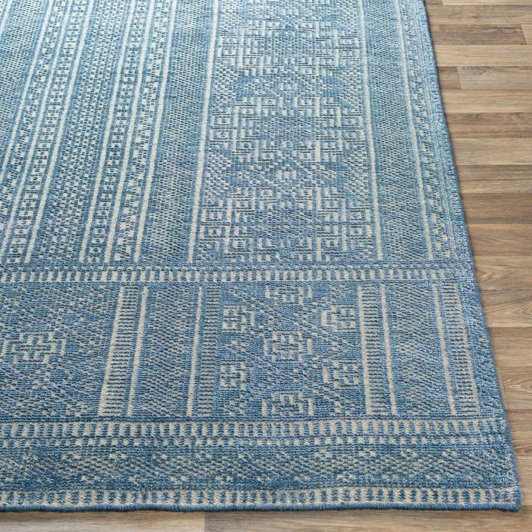 New βοΈ SURYA LIVORNO HAND-KNOTTED VISCOSE+WOOL RUG: DENIM π 6 SURYA LIVORNO HAND-KNOTTED VISCOSE+WOOL RUG: DENIM