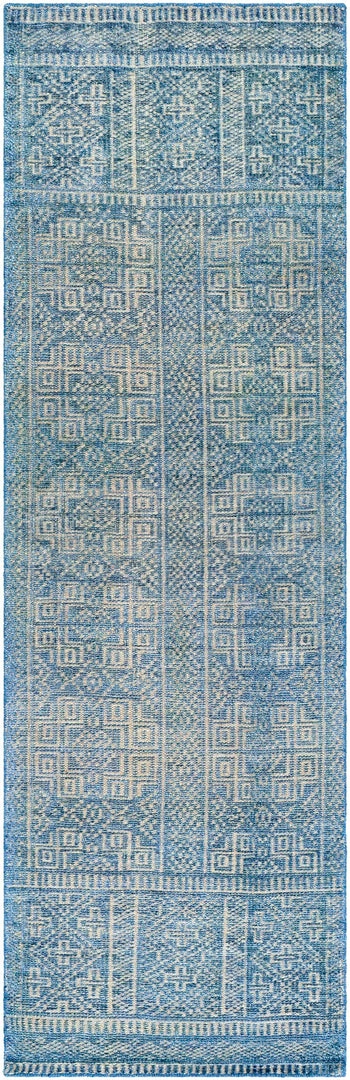 New βοΈ SURYA LIVORNO HAND-KNOTTED VISCOSE+WOOL RUG: DENIM π 7 SURYA LIVORNO HAND-KNOTTED VISCOSE+WOOL RUG: DENIM
