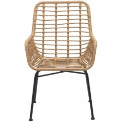 ZUO Outdoor LYON NATURAL WICKER DINING CHAIR | SET OF 2