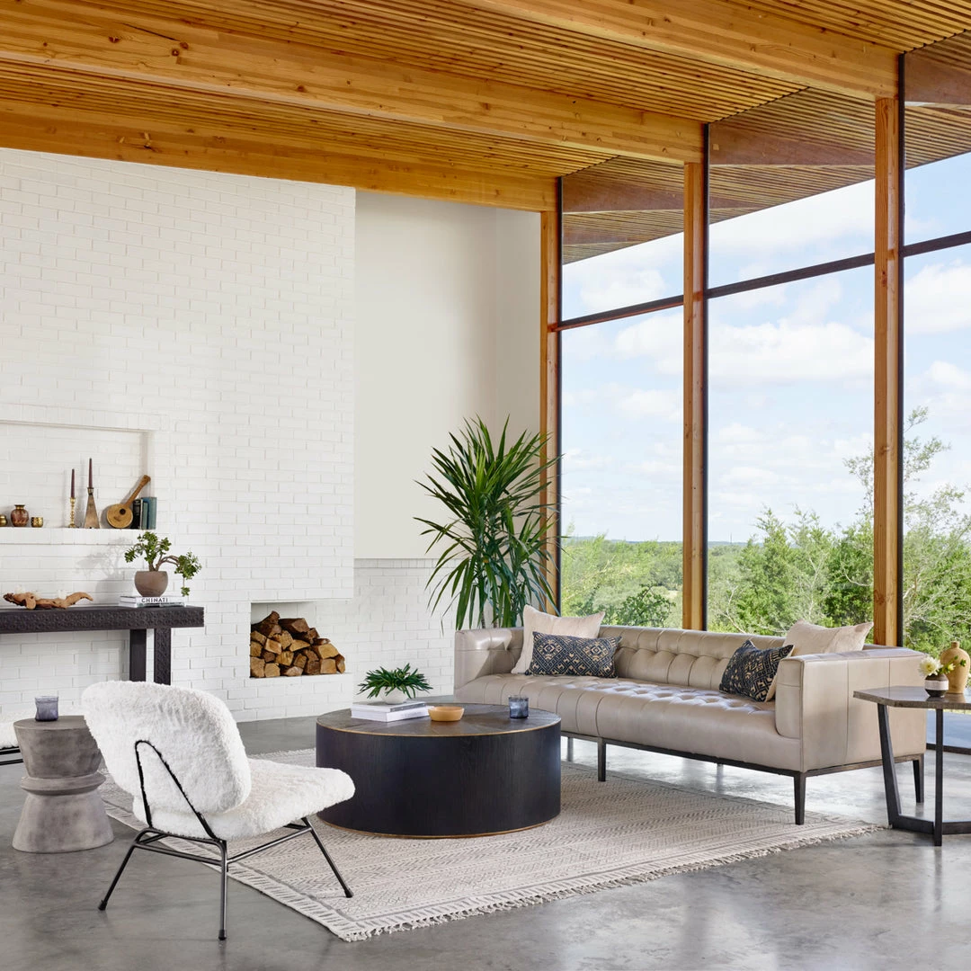 Buy ⭐ FOUR HANDS Furniture MARLIN LEATHER SOFA: DUSTY STONE ⌛ 2 FOUR HANDS Furniture MARLIN LEATHER SOFA: DUSTY STONE