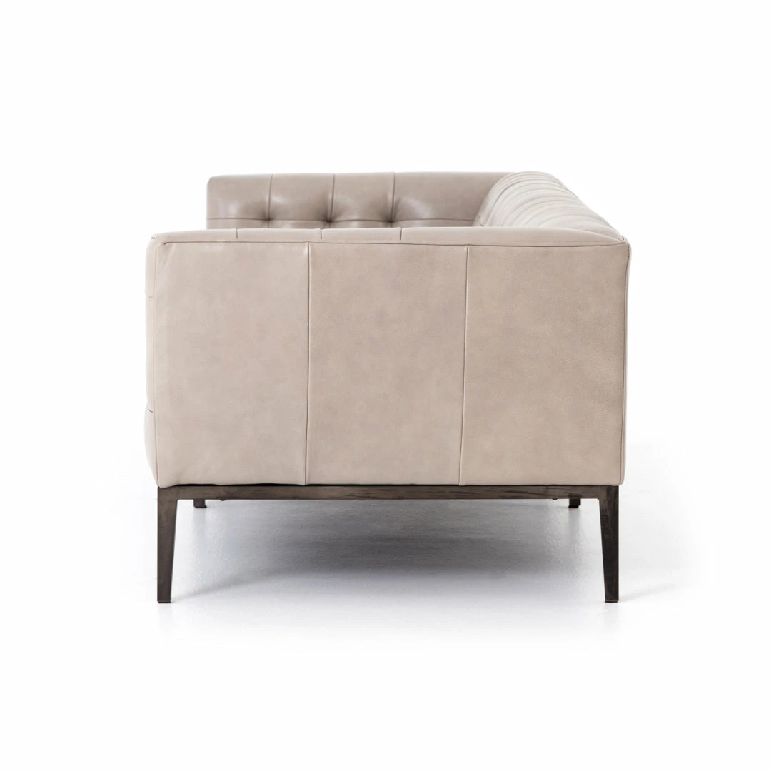 Buy ⭐ FOUR HANDS Furniture MARLIN LEATHER SOFA: DUSTY STONE ⌛ 4 FOUR HANDS Furniture MARLIN LEATHER SOFA: DUSTY STONE