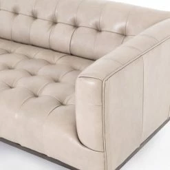 Buy ⭐ FOUR HANDS Furniture MARLIN LEATHER SOFA: DUSTY STONE ⌛ 15 FOUR HANDS Furniture MARLIN LEATHER SOFA: DUSTY STONE