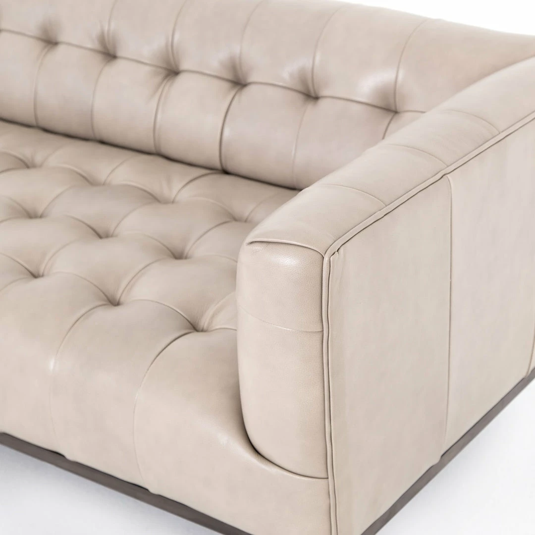 Buy ⭐ FOUR HANDS Furniture MARLIN LEATHER SOFA: DUSTY STONE ⌛ 7 FOUR HANDS Furniture MARLIN LEATHER SOFA: DUSTY STONE