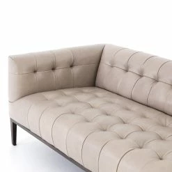 Buy ⭐ FOUR HANDS Furniture MARLIN LEATHER SOFA: DUSTY STONE ⌛ 17 FOUR HANDS Furniture MARLIN LEATHER SOFA: DUSTY STONE