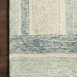 Buy ๐ LOLOI MILO HAND-TUFTED WOOL RUG: AQUA, DENIM โ 6 LOLOI MILO HAND-TUFTED WOOL RUG: AQUA, DENIM