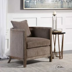 UTTERMOST MONTANA BARREL ACCENT CHAIR Living Room