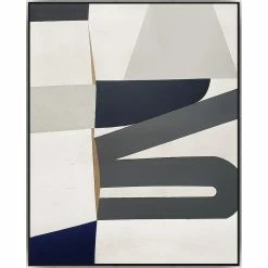 L ART Wall Art "MONO STATUE" HAND PAINTING CANVAS ART