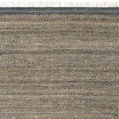 LOLOI OMEN WOOL + JUTE RUG: SLATE, SAND