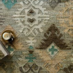 Promo ⌛ LOLOI OWEN 07 JUTE + WOOL FLAT RUG: JADE, MOSS 😀 7 LOLOI OWEN 07 JUTE + WOOL FLAT RUG: JADE, MOSS